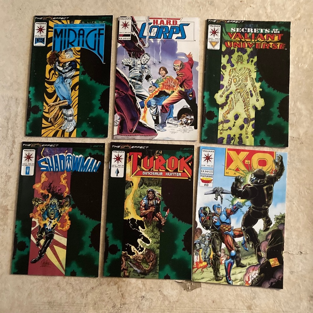 Mid-Nineties Six Valiant Comic Bundle